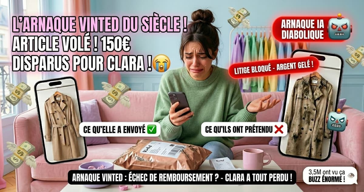 🚨 Arnaque IA Vinted : Comment les Escrocs te Volent en 2026